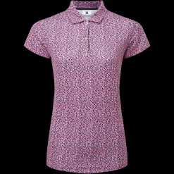 Animal Print Cap Sleeve Lisle