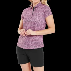 Animal Print Cap Sleeve Lisle