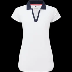 Cap Sleeve Print Trim Lisle