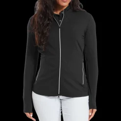 Full-Zip Debossed Midlayer