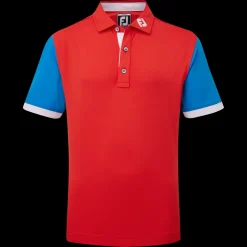 Junior Colour Block Pique