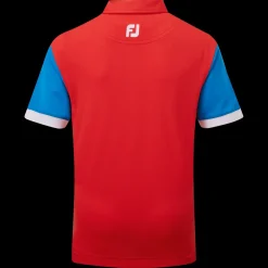 Junior Colour Block Pique