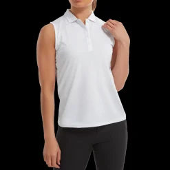 Mesh Back Sleeveless Lisle