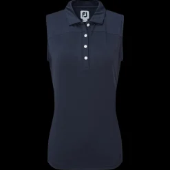 Mesh Back Sleeveless Lisle