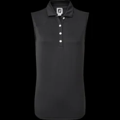 Mesh Back Sleeveless Lisle