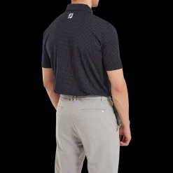 Stretch Lisle Dot Print