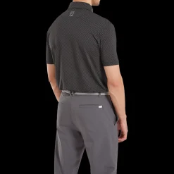 Stretch Lisle Dot Print