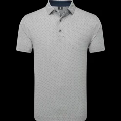 Stretch Lisle Dot Print