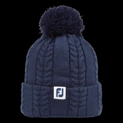 Women's Cable Knit Bobble