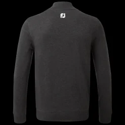 Wool Blend 1/2 Zip Lined Pullover