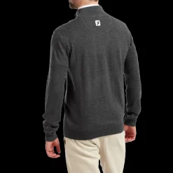 Wool Blend Half-Zip Pullover