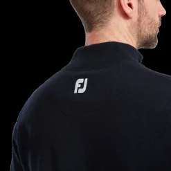 Wool Blend Half-Zip Pullover