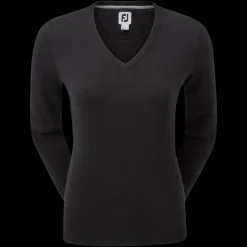 Wool Blend V-Neck Pullover