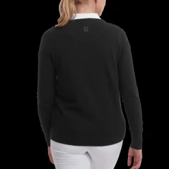 Wool Blend V-Neck Pullover