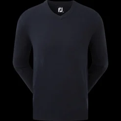 Wool Blend V-Neck Pullover