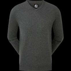 Wool Blend V-Neck Pullover