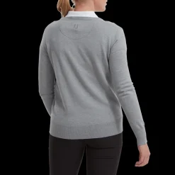 Wool Blend V-Neck Pullover